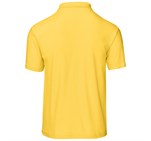 Mens Basic Pique Golf Shirt Yellow