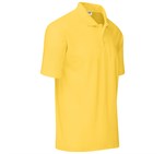 Mens Basic Pique Golf Shirt Yellow