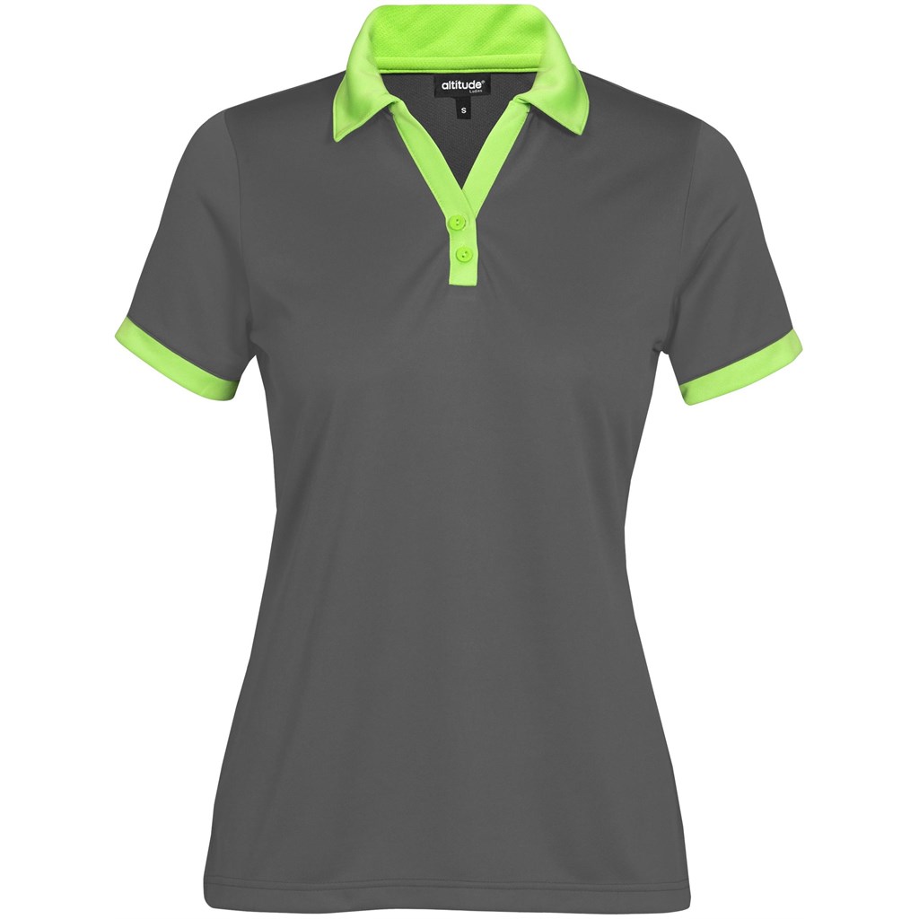 Ladies Bridgewater Golf Shirt - Lime