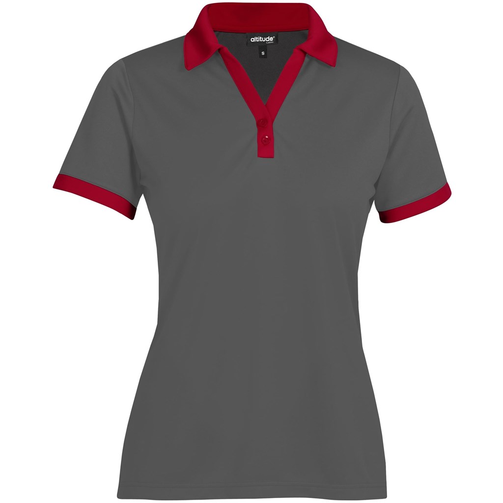 Ladies Bridgewater Golf Shirt - Red