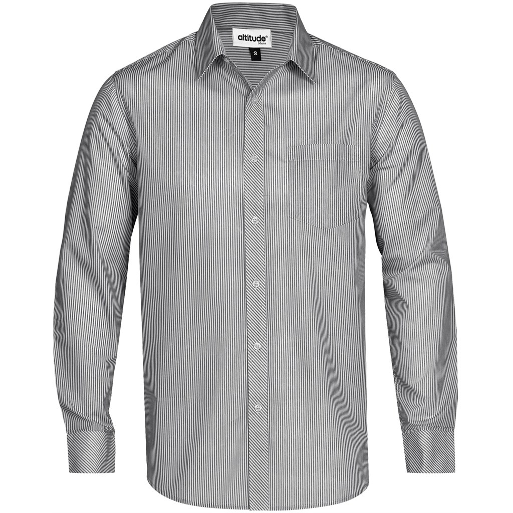 Mens Long Sleeve Birmingham Shirt - Grey