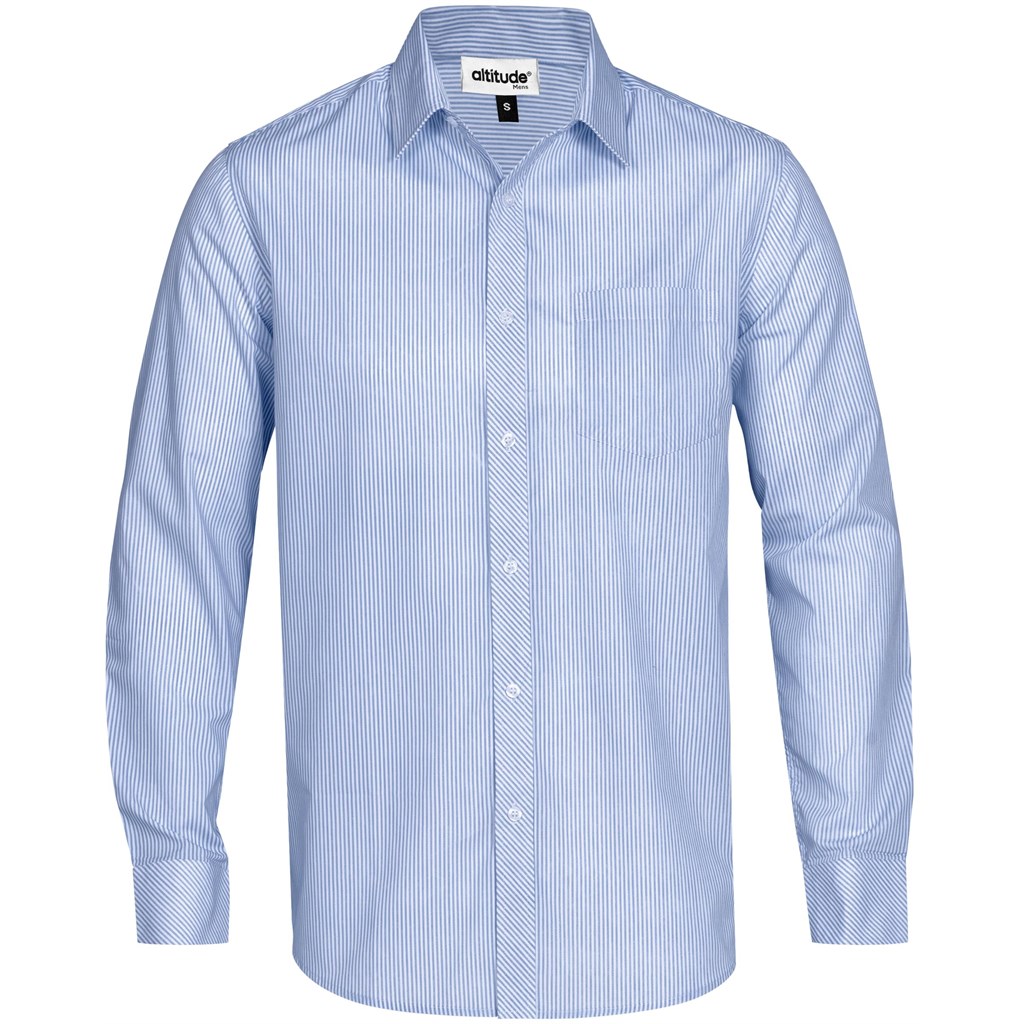 Mens Long Sleeve Birmingham Shirt - Light Blue