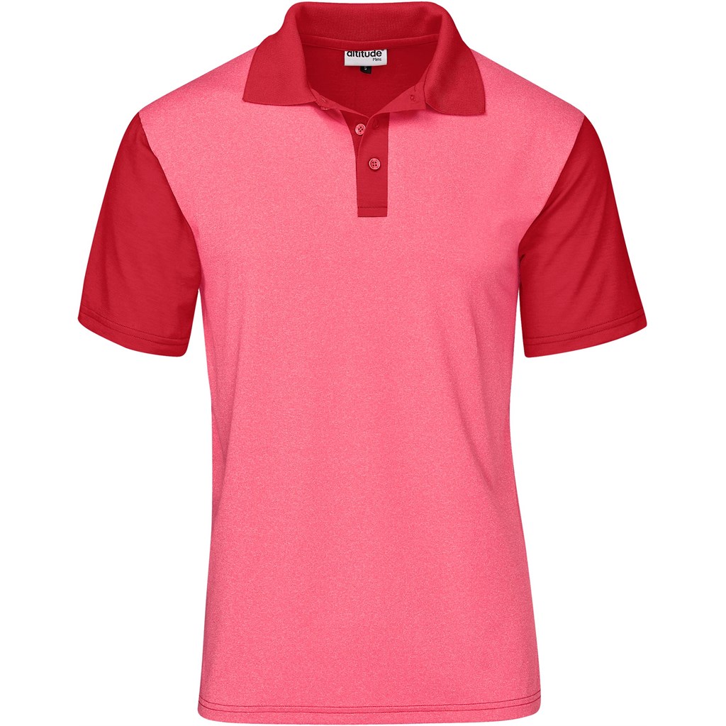 Mens Crossfire Golf Shirt – Red