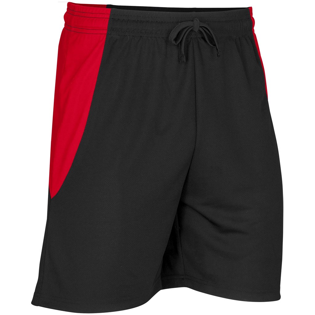 Unisex Championship Shorts – Black Red