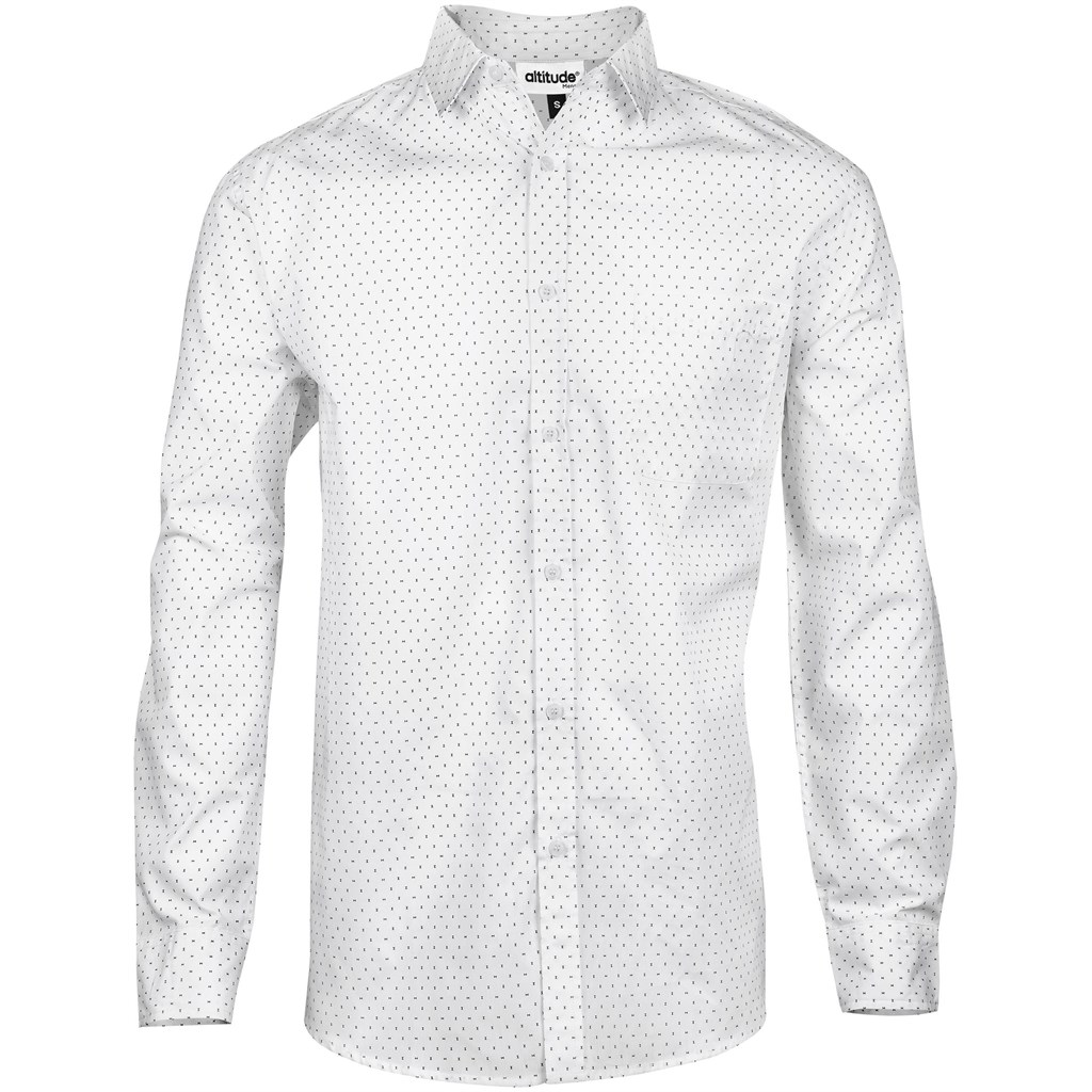 Mens Long Sleeve Duke Shirt - White