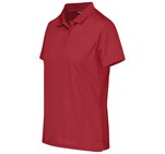 Ladies Distinct Golf Shirt Red