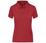 Ladies Distinct Golf Shirt Red