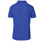 Mens Distinct Golf Shirt Royal Blue