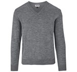 Mens Heavyweight Ecuador V-Neck Jersey Grey