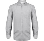 Mens Long Sleeve Earl Shirt - Grey