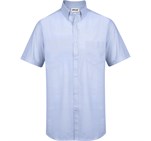 Mens Short Sleeve Earl Shirt - Sky Blue