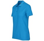 Ladies Exhibit Golf Shirt Aqua