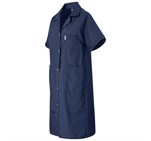 Marriot Polycotton Housecoat Navy