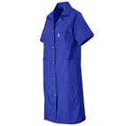 Marriot Polycotton Housecoat Royal Blue