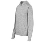 Ladies Fitness Lightweight Hooded Sweater Grey