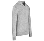 Mens Fitness Lightweight Hooded Sweater Grey