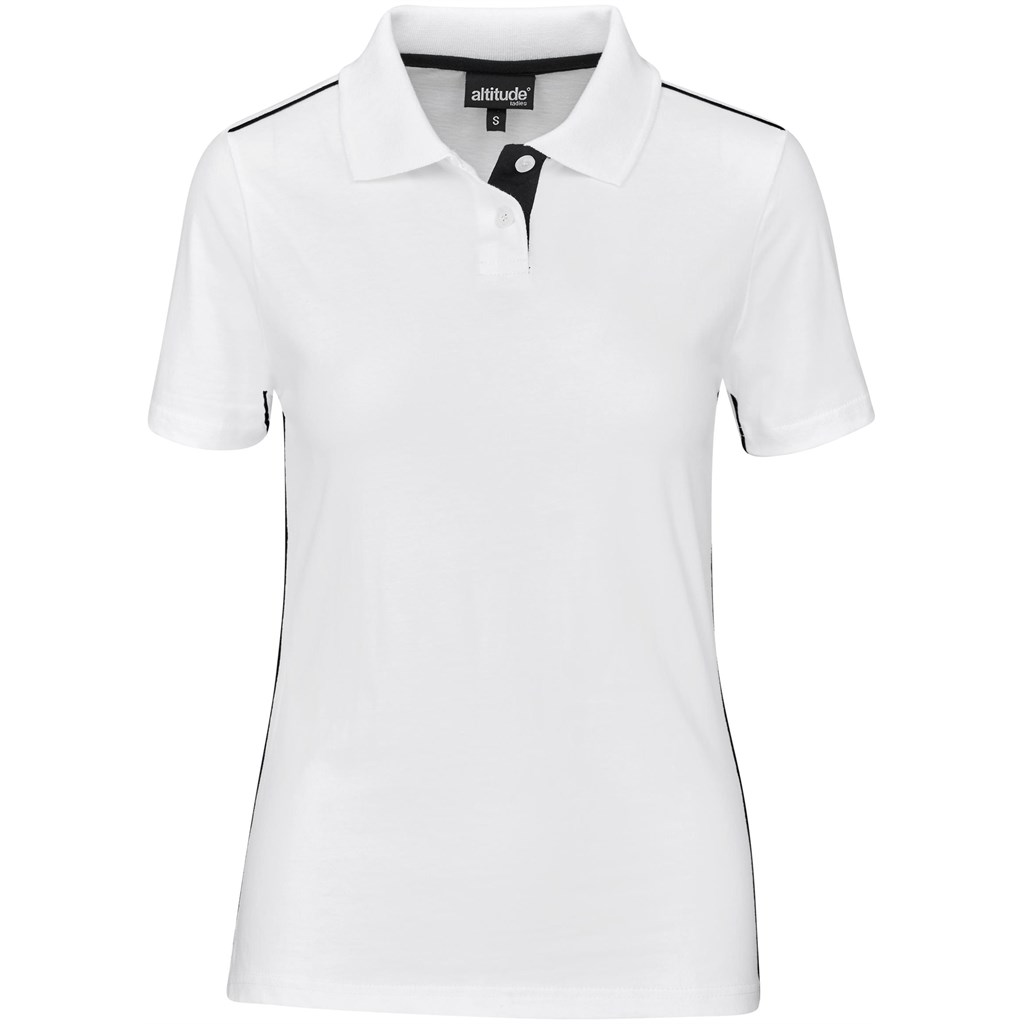 Ladies Galway Golf Shirt – White