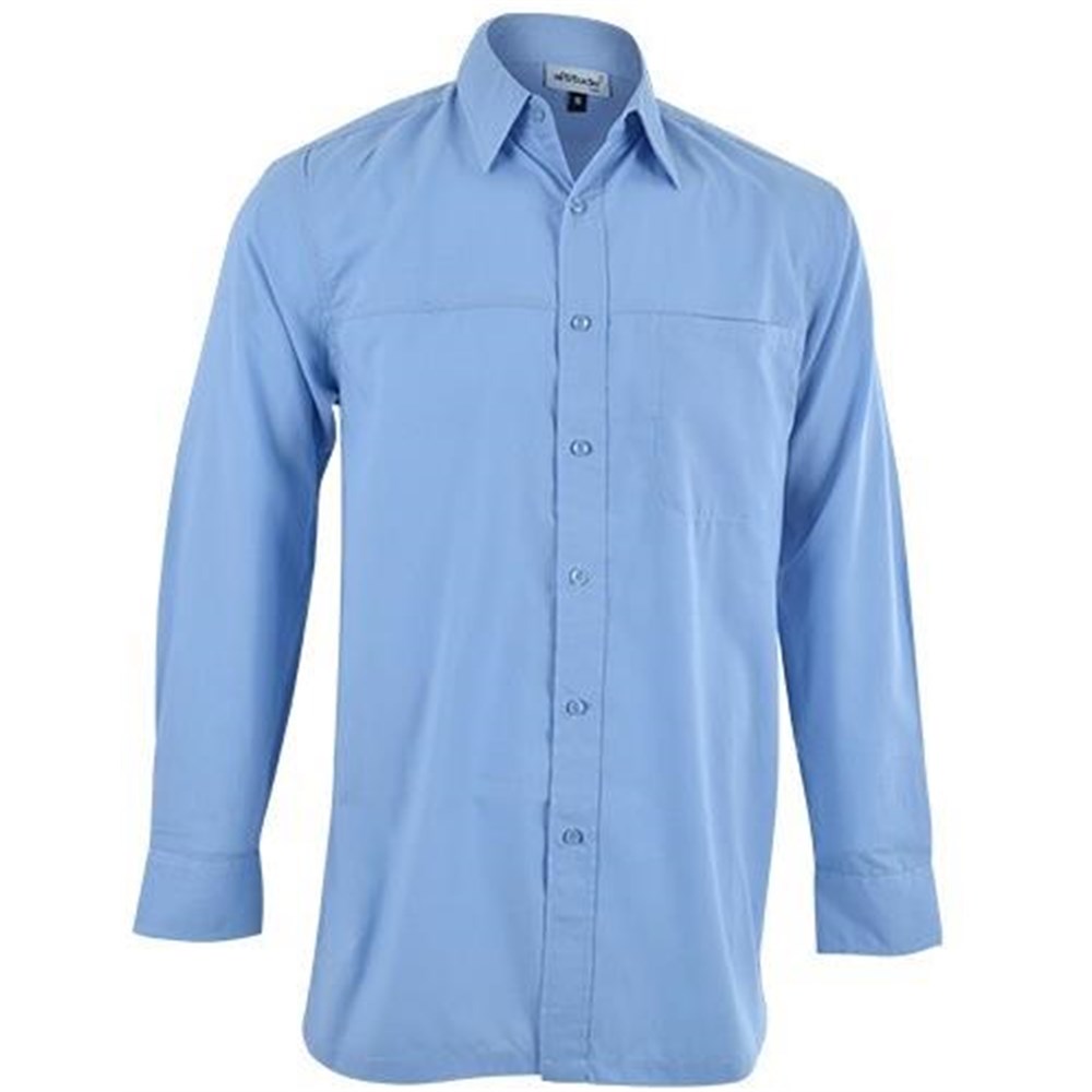 Harry Casual Long Sleeve Shirt – Sky Blue