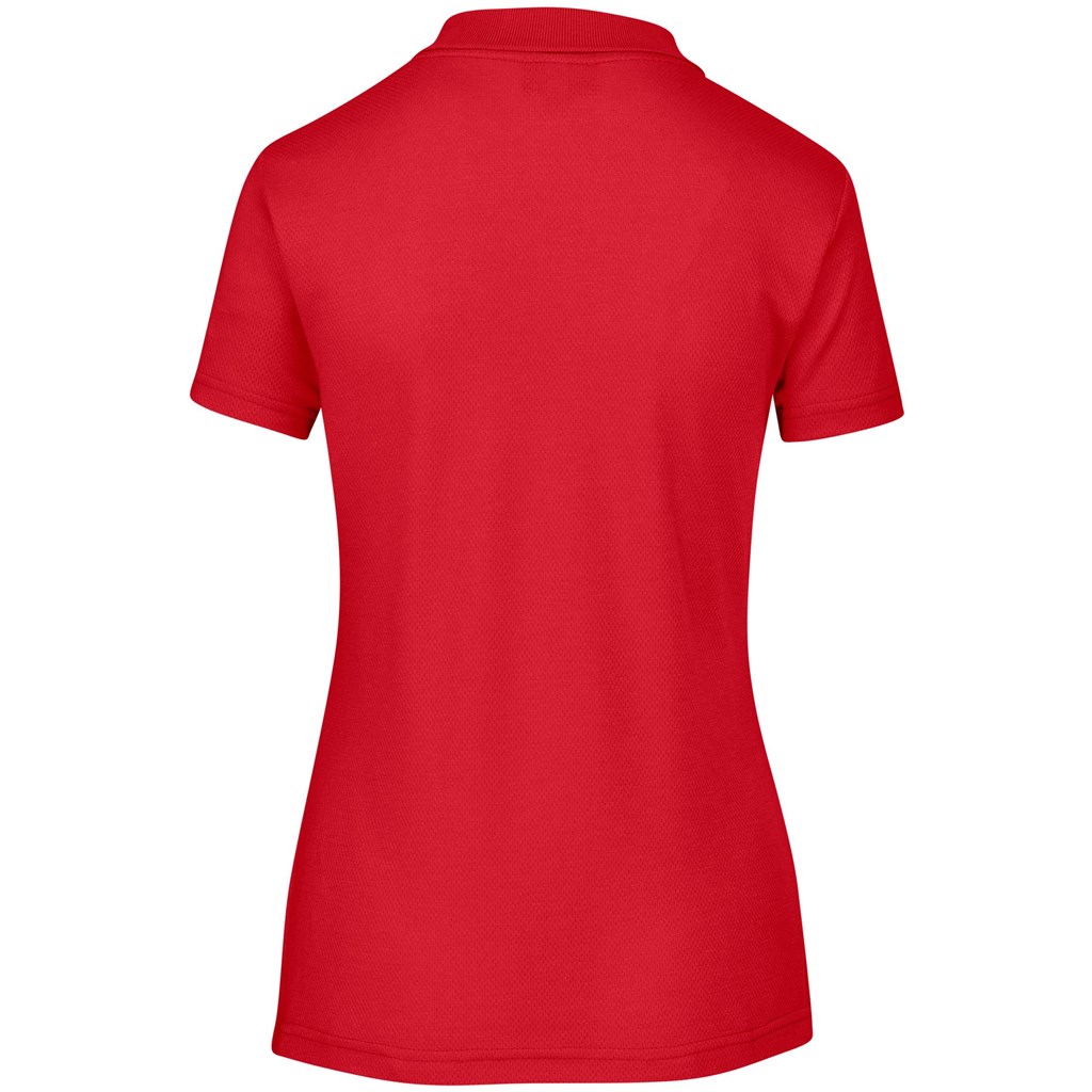 Ladies Bayside Golf Shirt - Red