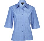 Ladies 3/4 Sleeve Prestige Shirt - Light Blue