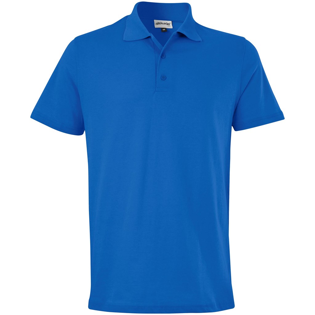 Mens Michigan Golf Shirt - Royal Blue