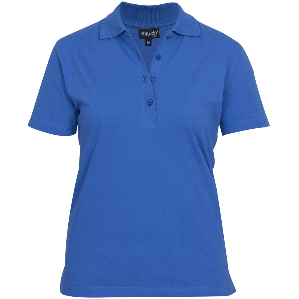 Ladies Michigan Golf Shirt - Royal Blue