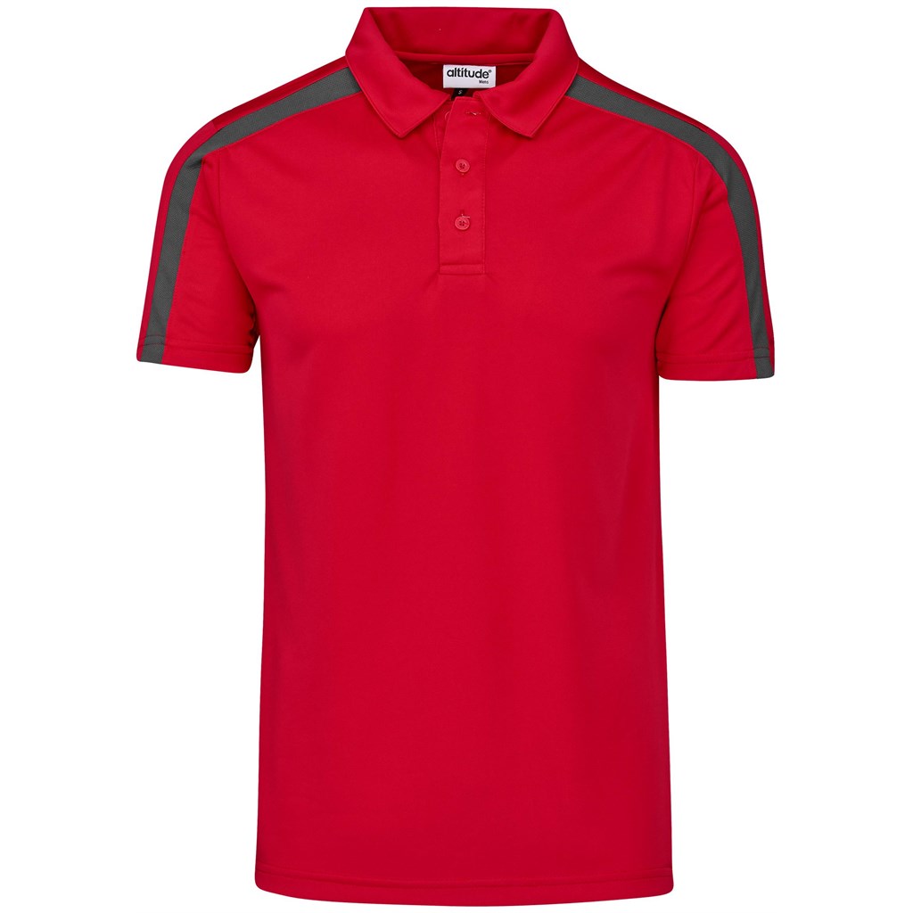 Mens Nautilus Golf Shirt - Red