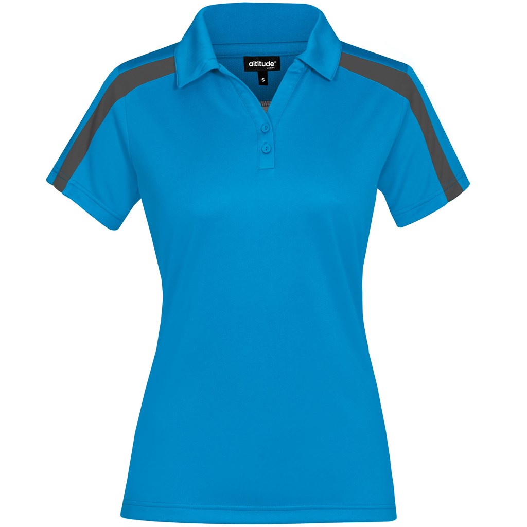 Ladies Nautilus Golf Shirt - Cyan