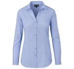 Ladies Long Sleeve Northampton Shirt Sky Blue