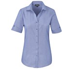 Ladies Short Sleeve Northampton Shirt Royal Blue