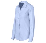 Ladies Long Sleeve Nottingham Shirt Sky Blue