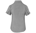 Ladies Short Sleeve Nottingham Shirt Grey