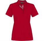 Ladies New York Golf Shirt Red