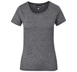 Ladies Oregon Melange T-Shirt Charcoal