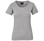 Ladies Oregon Melange T-Shirt Grey