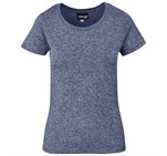 Ladies Oregon Melange T-Shirt Navy