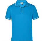 Mens Osaka Golf Shirt Cyan