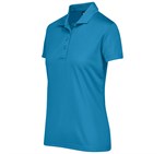 Ladies Pro Golf Shirt Cyan