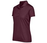 Ladies Pro Golf Shirt Dark Red