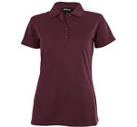 Ladies Pro Golf Shirt Dark Red