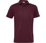 Mens Pro Golf Shirt Dark Red