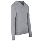 Mens Long Sleeve Peru V-Neck Jersey - Grey ALT-PRUL-GY-GHSI