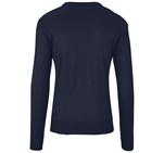 Mens Long Sleeve Peru V-Neck Jersey - Navy ALT-PRUL-N-GHBK