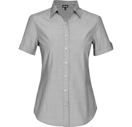 Ladies Short Sleeve Portsmouth Shirt - Black