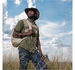 Mens Short Sleeve Serengeti 2-Tone Bush Shirt ALT-SGMS_ALT-SGMS-MG_LIFESTYLE01