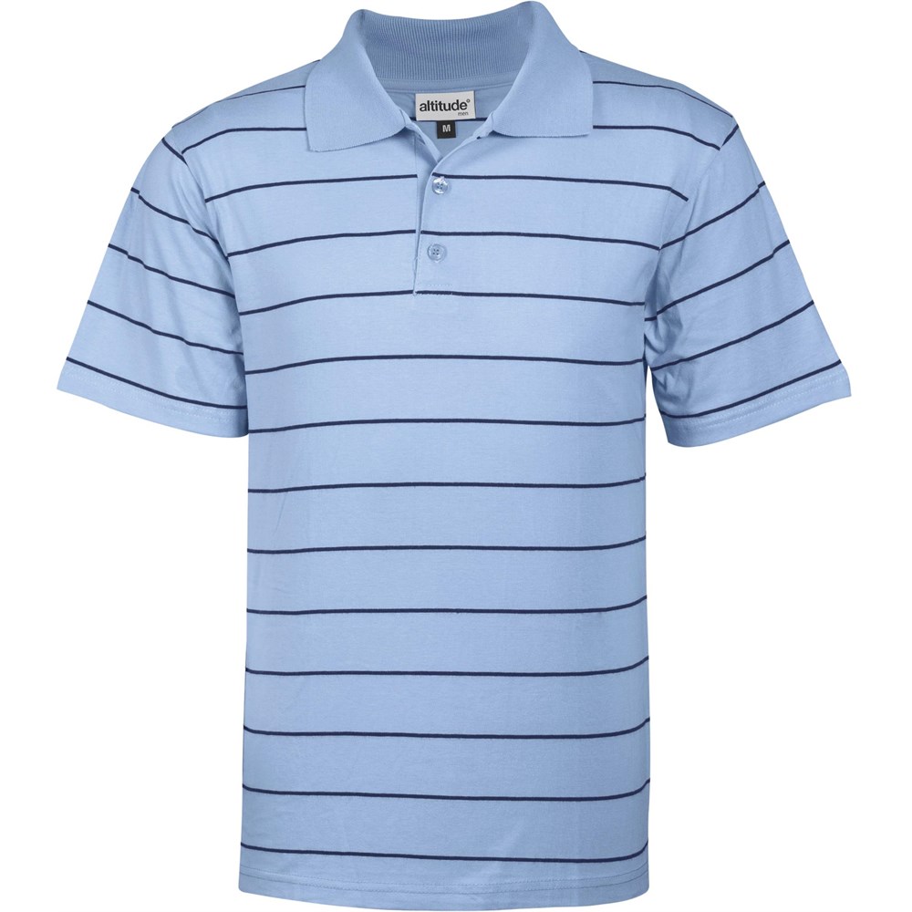 Mens Stinger Golf Shirt - Sky Blue