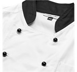 Unisex Long Sleeve Toulon Chef Jacket White
