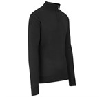 Mens 1/4 Zip Waverley Jersey Black