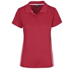 Ladies Zeus Golf Shirt Red