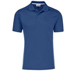 Mens Zeus Golf Shirt Blue